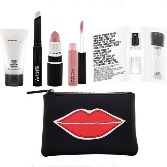 MAC Cosmetics Makeup Mac 6pc Set Mehr Lipstick Candy Box Lipglass